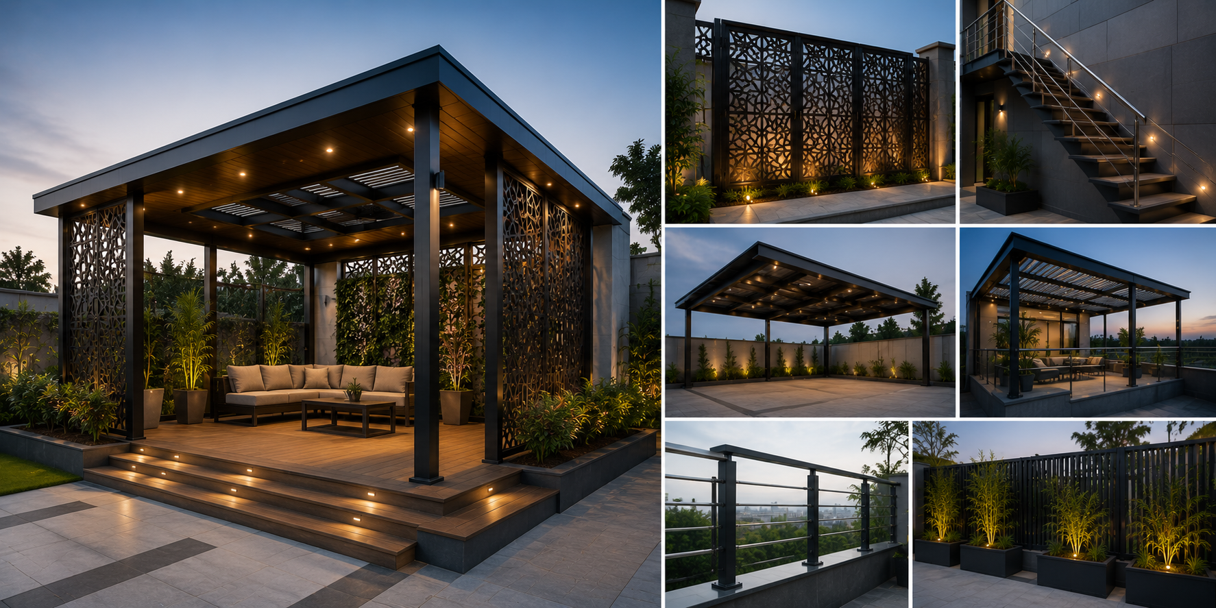 Premium Outdoor Pergola & Terrace Fabrication